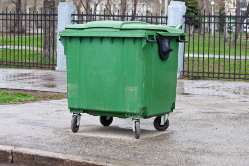Professional team assessing a West Ham garden for clearance