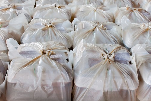 Various types of recyclable materials ready for collection
